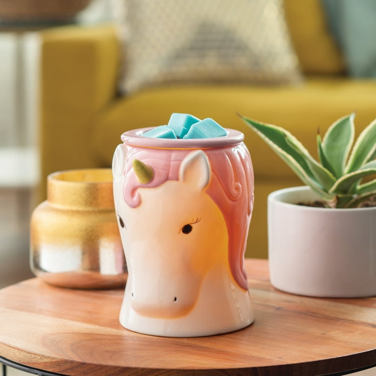Candle Warmers Etc. Illumination Candle Warmer for Kids Teens and Tweens Unicorn