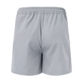 thumbnail image 4 of Mens Athletic Shorts 5 Inch Quick Dry Gym Workout Shorts Men Lightweight Sports Running Shorts With Pockets light gray XL, 4 of 5