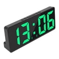 thumbnail image 2 of LED Digital Clock Smart LED Mirror Alarm Clock with Voice Activation Temperature, 2 of 4