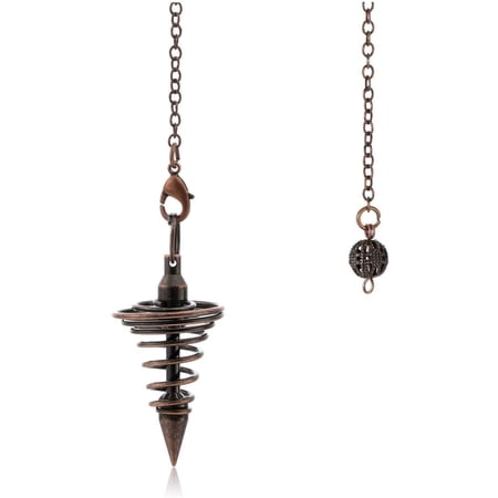 Silver Metal Copper Spiritual Pendulum for Divination Reiki Healing ...