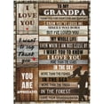 thumbnail image 6 of Grandpa Gifts, Gifts for Grandpa Blanket 80"x60", Grandpa Birthday Gifts from Granddaughter Soft Cozy Flannel Throw Blanket Christmas for Grandfather, 6 of 6