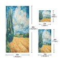 thumbnail image 3 of Three-Piece Towel Set Face Towel Towel Set Hand Towel Bath Towel Cotton Bath Towels Bath Towel Sets Hand Bath Towels Beautiful Golden Wheat Field, 3 of 8
