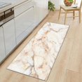 thumbnail image 6 of Marble Kitchen Mat Bathroom Floor Mat Carpet Area Rugs for Bathroom Living Room Hallway , Brown, 6 of 8