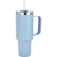 thumbnail image 3 of Drinco 40oz 30oz Tumbler with Handle Vacuum Insulated Stainless Steel-40oz Sky Blue, 3 of 5