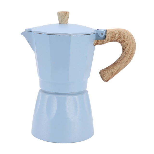 Hervidor de café, cafetera Moka, tazas de 300 ml, cafetera Moka, cafetera para estufa, funcionalidad de alta precisión