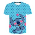 thumbnail image 2 of Camiseta de punto de Disney para niños y niñas, camisetas para niños, camiseta de manga corta, ropa de punto de verano, camiseta estampada de dibujos animados, ropa para niños 9T Gao Jinjia LED, 2 of 2