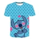 thumbnail image 2 of Camiseta de punto de Disney para niños y niñas, camisetas para niños, camiseta de manga corta, ropa de punto de verano, camiseta estampada de dibujos animados, ropa para niños 10T Gao Jinjia LED, 2 of 2