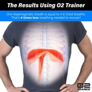 Bas Rutten O2 Inspiratory Muscle Training Device for Improving Diaphragmatic Breathing - Portable Lung Muscle and Respiratory Power Training Device - High Altitude Breathing Trainer - Green