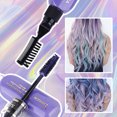 thumbnail image 3 of Peine de tiza para el cabello de 8 colores, tinte temporal para niñas y mujeres, no tóxico y lavable, ideal para carnaval, cosplay, fiestas, Navidad, Halloween y cumpleaños., 3 of 7