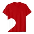thumbnail image 4 of Arlun Valentine's Day Matching Couple T-Shirts Half a Heart Graphic Crewneck Short Sleeve Tees for Men Women Husband Wife Soft Comfortable Funny Printed Casual Tops 1-Red S, 4 of 4