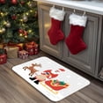 thumbnail image 3 of Darzheoy Christmas Bath Mat 23.6x15.7 Inches Diatom Mud Absorbent Non-Slip for Bathroom Holiday Decor and Home Use, 3 of 7
