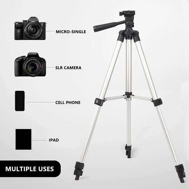 Trépied de niveau extensible en alliage d'aluminium avec sac 1,5 m