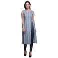 thumbnail image 1 of Bimba Printed Side Slit Straight KurtisÂ&nbsp;ForÂ&nbsp;Women Sleeveless Summer Kurta, 1 of 6