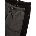 thumbnail image 6 of Lee Boys Sweatpants - 2 Pack Basic Cozy Active Fleece Jogger Pants with Pockets (4-20), 6 of 7