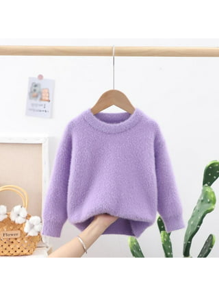 Girls in | Purple Sweaters Clothing Girls