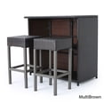 thumbnail image 3 of Noble House Toranto Outdoor Multibrown Wicker Bar Island Set, 3 of 31