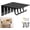 4pack-black, variant on 6 Pack Heavy Duty Closet Rod Support Brackets 300lbs Capacity | 11 x 4.8 Inch Sturdy and Durable Wall Mounted Floating Shelf Bracket with Hook for Laundry Room Kitchen Organization
