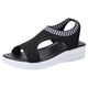 thumbnail image 2 of Nuevas sandalias de boca de pez, sandalias deportivas de cuña voladora de gran tamaño para mujer, sandalias informales de suela gruesa para mujer Wmkox8yii  nm1946, 2 of 9