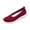 Red, variant on Women's Woven Orthopedic Breathable Shoes Comfortable Walking Sneakers with Arch Support Wide Fit Go Walk Slip on Tenis Comfy Work Slip Ins Loafers Standing All Day Soft Foam Summer Shoes Hands Free