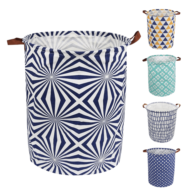 Collapsible Round Waterproof Laundry Basket photo 1