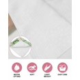 thumbnail image 6 of St. Patrick's Kitchen Dish Towels for Drying Dishes Set of 3, Lucky Shamrock Green Eucalyptus Floral Vintage Waffle Weave Microfiber Hand Tea Bathroom Towels Quick Dry & Absorbent Towel 12x12, 6 of 7