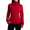 Red, variant on Womens Running Jackets Slim Fit Athletic Jackets Workout Full Zip Up Yoga Top with Pockets and Thumb Holes