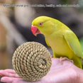 thumbnail image 3 of ShenMo Pet Rattan Ball Toy Natural Safe Pet Pet Toy Parrot Toy Ball Rabbit Chew Exercise Toys for Bird Hamster Chinchillas Squirrel and Other Small Pet 10cm, 3 of 5