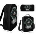 thumbnail image 2 of Eye Tool Band Music Backpack With Lunch Bag Pencil Case Schoolbag Lunchbag Daypack Lunch Box Pen Bag Satchel Bookbag 3pcs Set, 2 of 9