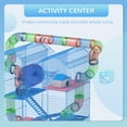 thumbnail image 6 of PawHut Hamster Cage with Wheel and Water Bottle, 6 of 9