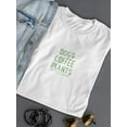 thumbnail image 3 of Dog Coffee And Plants Shaped T-Shirt Women -Smartprints Designs, Female Large, 3 of 4