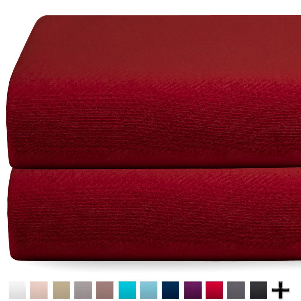 Bare Home 2 Split King Fitted 100 Cotton Ultra Soft Jersey Bottom