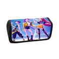 thumbnail image 1 of Kpop Demon Hunters Large Pencil Case with Zipper 7.9" Storage Pen Bag Organizer Stationery, Portable Makeup Bag Best Cute Xmas Collectible Birthday Gift, 1 of 2