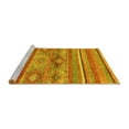 thumbnail image 2 of Ahgly Company Machine Washable Indoor Rectangle Abstract Yellow Modern Area Rugs, 5' x 8', 2 of 4