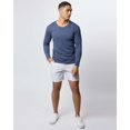 thumbnail image 5 of Real Essentials 3 Pack: Men's Cotton Long Sleeve Crew Neck T-Shirt with Pocket - Soft Work Casual Jersey Tees (Big & Tall), 5 of 6