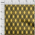 thumbnail image 1 of oneOone Cotton Poplin Dark Olive Green Fabric Argyle Check Quilting Supplies Print Sewing Fabric By The Yard 56 Incheses Wide, 1 of 4