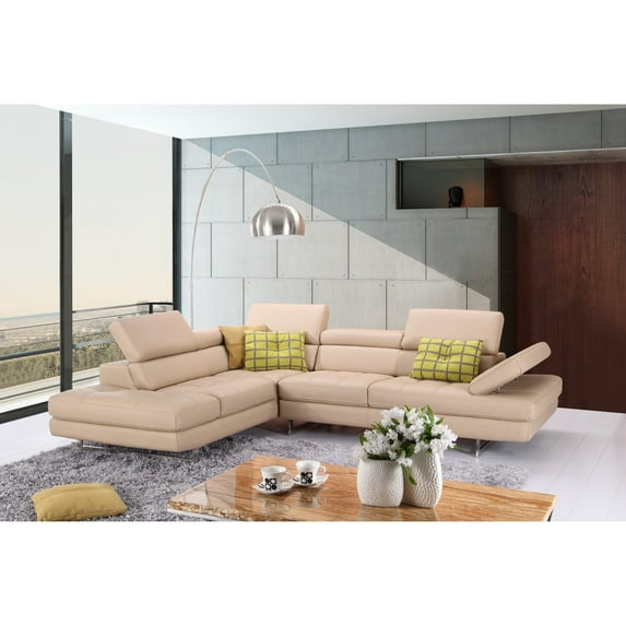 J&M Furniture A761 Left-facing Chaise Sectional Sofa