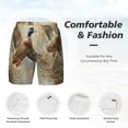 thumbnail image 4 of Men's Swim Trunks Board Shorts Beach Swimwear Bathing Suits Mallards Duck Cute Hunting Vintage, 4 of 7