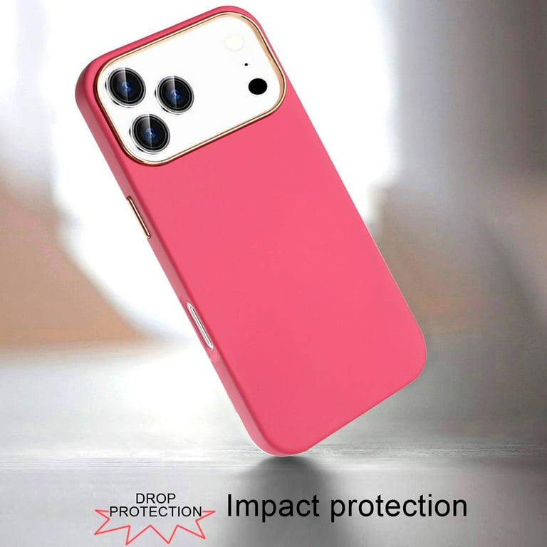 For iPhone 17 Pro Max Classy Slick Chromed Around Hybrid Case