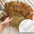 thumbnail image 4 of King Size Fitted Sheet Set - Fall 3 Piece Bedding Sets 16" Deep Pocket Fitted Sheet with 2 Pillowcases, Vintage Country Harvest Fox Pumpkins Maple Leaf Brushed Microfiber Hotel Luxury Bed Sheets, 4 of 9
