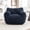 Dark Blue Fleece, variant on Hemvt Giant Bean Bag Chair with Armrests, High-Density Foam Lazy Sofa for Adults, Plush Teddy Fabric Comfy Reading Couch for Living Room & Bedroom