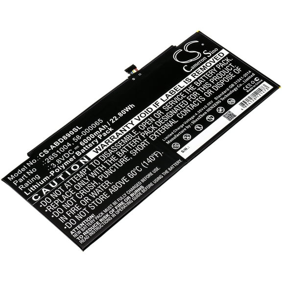 6000mAh 26S1004 58-000065 26S1004-A 26S1004-A BATTERY FOR AMAZON Kindle Fire HDX 8.9 GU045RW Kindle Fire HDX 8.9 3rd GPZ45RW