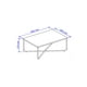 thumbnail image 5 of Mesa DE Centro Bertolini 1271 LEGNO Negro, 5 of 7