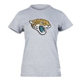 thumbnail image 1 of NFL Playera Aficionado Básica Jacksonville Jaguars Gris para Mujer, Talla Extra Grande, 1 of 5