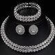 thumbnail image 3 of Elegante Rhinestone Joyería Conjunto con Doble Collar Pulsera de Cadena y Pendientes para la Boda Prom Compromiso ANGGREK Otros, 3 of 8