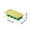 Yellow, variant on weibbin 2025 Ice Cube Tray with Lid and Bin Quick-Fill Ice Cube Mold for Freezer Easy Press to Release White No-Touch Ice Cube Trays, Soft Bottom