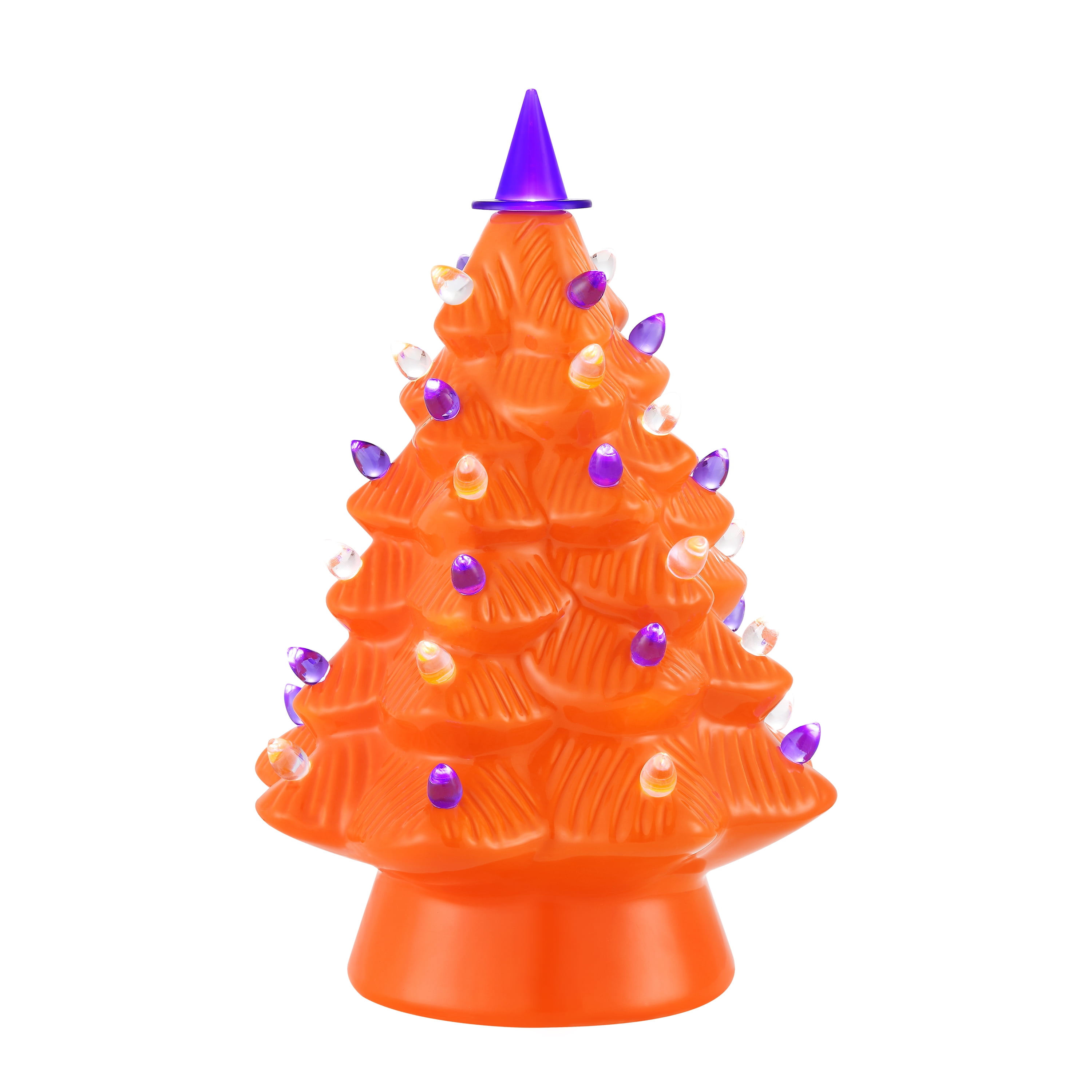 12" Halloween Tree Orange