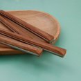 thumbnail image 4 of Tenedor, cuchara, cuchillo con mangos de madera, juego de cubiertos de acero inoxidable, vajilla, cuchara IceTea, juego de cubiertos ER, 4 of 5