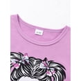 thumbnail image 5 of Hotiary 2Pcs Teens Little Girls Tracksuit Pant Outfit Sets Short Sleeve Crop Top & Sweatpant Casual Tee Top Cargo Pant Set, 6-14 Years, 5 of 7