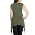thumbnail image 6 of Women's Maternity Nursing Tank Tops Sleeveless Scoop Neck Soft Breastfeeding Shirt Army Green L, 6 of 7