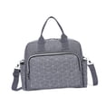 thumbnail image 1 of Bolsa de pañales Bolsa de pañales Portátil Elegante Bolsa de pañales de viaje de gran capacidad para mamá gris, 1 of 8